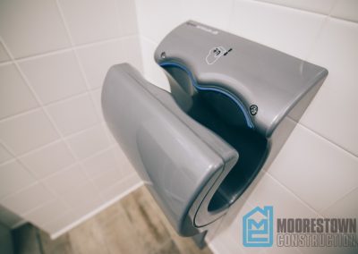 Moorestown Friends School Bathroom with Dyson Hand Dryer