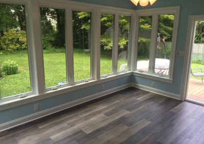 Sunroom Addition with Deck