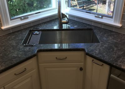 Kitchen with Corner Sink